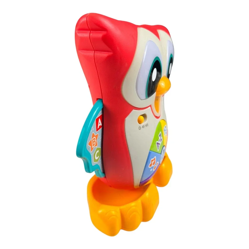 Fisher-Price Linkimals Light-Up‎ Learning Owl Musical Toddler Toy HFT73 Red F72Q